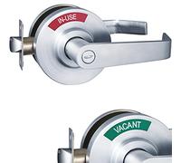 VACANTSPACE Blocco maniglia per indicatore di privacy del bagno vuoto o in uso, grado commerciale, classificato ANSI grado 2, perfetto per uomini e donne, servizi igienici, uffici, ristoranti,