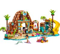 LEGO Friends Vacanza al Beach Resort - Gioco con 6 Mini Bamboline, Animali Giocattolo come Tartaruga e Delfino, Chiosco dei Gelati e Accessori - Regalo di Compleanno per Bambine da 8 Anni - 42673