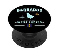 Vacanza GPS alle Isole Tropicali Caraibi delle Antille Occidentali PopSockets PopGrip Adesivo
