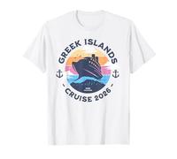 Vacanza in Crociera sulle Isole greche corrispondenti Maglietta
