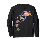Vacanza per gli amanti delle tartarughe marine della Carolina del Nord Kitty Hawk Beach Maglia a Manica