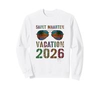 Vacanza San Maarten Vintage 2026 Viaggio Spiaggia Vacay Felpa
