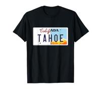 Vacanza targa vintage Lake Tahoe California Nevada Maglietta