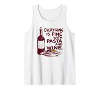 Vacanza Tshirt Italia Venezia Milano Pasta Vino Italy Canotta