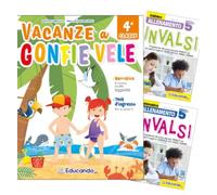 Vacanze a gonfie vele + Invalsi ITA-MAT. Per la Scuola elementare (Vol. 4)