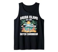 Vacanze ai Caraibi Fan Turista olandese Viaggi Isola di Aruba Canotta