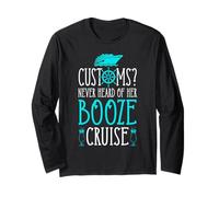 Vacanze Booze Crociera Bere Crociera Design Uomo Donna Maglia a Manica