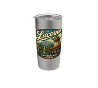 Vacanze da Lucerna in Svizzera Viaggi Città alpina Bicchiere termico in acciaio inox doppia parete