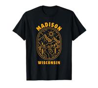 Vacanze di viaggio all'aperto Madison Wisconsin Maglietta