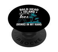 Vacanze di viaggio My Toes Caribbean Vacay Bald Head Island PopSockets PopGrip Adesivo