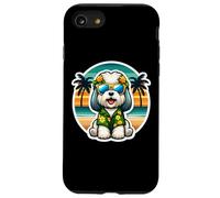 Vacanze estive del proprietario del cane Havanese Vacanze tropicali Custodia per iPhone SE (2020) / 7 / 8