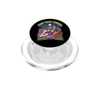 Vacanze estive di Halloween a Dracula sulla spiaggia dei vampiri con Fang-Tastic PopSockets PopGrip per MagSafe