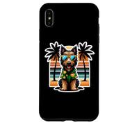 Vacanze estive per le vacanze estive del proprietario del cane Deerhound scozzese Custodia per iPhone XS Max