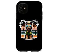 Vacanze estive per le vacanze estive del proprietario del cane Deerhound scozzese Custodia per iPhone 11