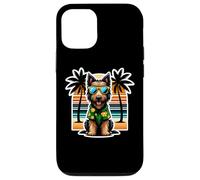 Vacanze estive per le vacanze estive del proprietario del cane Deerhound scozzese Custodia per iPhone 12/12 Pro