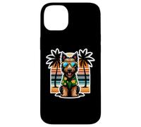 Vacanze estive per le vacanze estive del proprietario del cane Deerhound scozzese Custodia per iPhone 14 Plus