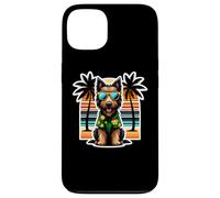 Vacanze estive per le vacanze estive del proprietario del cane Deerhound scozzese Custodia per iPhone 13