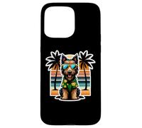 Vacanze estive per le vacanze estive del proprietario del cane Deerhound scozzese Custodia per iPhone 15 Pro Max