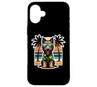 Vacanze estive per le vacanze estive del proprietario del cane Deerhound scozzese Custodia per iPhone 16 Plus