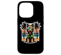 Vacanze estive per le vacanze estive del proprietario del cane Deerhound scozzese Custodia per iPhone 14 Pro
