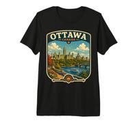 Vacanze in Canada a Ottawa Viaggio in Famiglia Maglietta Premium