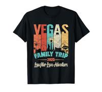 Vacanze in famiglia a Las Vegas Viaggio in famiglia a Las Vegas 2025 Retro Maglietta