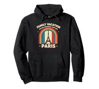 Vacanze in Famiglia Francia Parigi Torre Eiffel Viaggio Felpa con Cappuccio