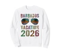 Vacanze per Bambini Barbados 2026 Vacay Summer Travel Matching Felpa