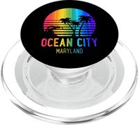 Vacanze primaverili con palme a Ocean City, Maryland PopSockets PopGrip per MagSafe
