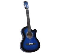 VACARX Western Classical Cutaway Chitarra con 6 Corde, Blu Shaded 38, Colore dell'articolo: Blu