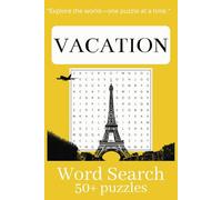 Vacation Destination Word Search Puzzle Book