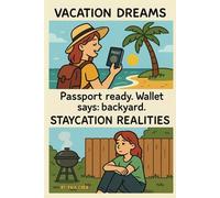 Vacation Dreams & Staycation Realities Word Search Puzzle Book: A Hilarious Word Search Book for Travel Dreamers and Budget Adventurers