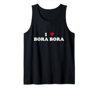 Vacation Island Heart - Divertente I Love Bora Bora Canotta
