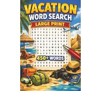 Vacation Word Search: A fun travel puzzle book with 50 Vacation-themed word searches.