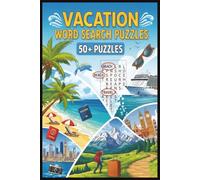 Vacation Word Search Puzzle Book: Word searches with easy to read print about Vacation , Family Time, Making Memories etc. 6 x 9 inches, 110 pages, 50 ... Gift for Vacations, Holidays, or Free Time