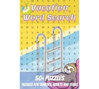 Vacation Word Search: Word Search Puzzles with Easy to Read Print about Vacation, Traveling, the Beach and more | 6x9 inches, 110 pages | 50+ Puzzles ... Gift for Vacations, Holidays and Free Times