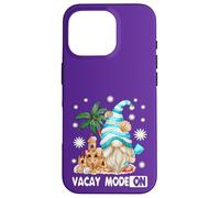 Vacay Mode For Beach Lover And Girls Trip Funny Summer Gnome Custodia per iPhone 16 Pro