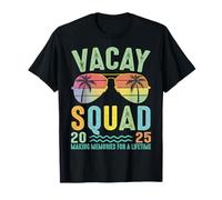 Vacay Squad 2025 Famiglia estiva Insieme Crociera Vacanza Maglietta