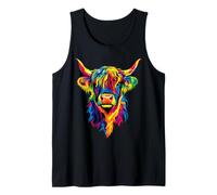Vacca Highlander Mucca Highland Cow Allevatore di Bestiame Canotta