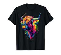 Vacca Highlander Mucca Highland Cow Allevatore di Bestiame Maglietta