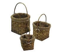 Vacchetti 4901030000 Cesto, Legno, Multicolor, Medio