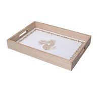 Vacchetti 5959710000 Vassoio Legno Bianco Rettangolare Medio