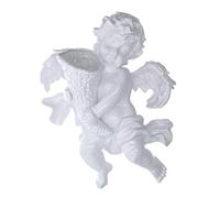 Vacchetti 6148640000 - Angelo Resina Portavaso a Muro Bianco, cm 40 x 32 x 15