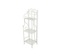 Vacchetti Giuseppe 6431760000 Scaffale Jessica, 3 Pezzi, Metallo, Bianco, 35x29x118 cm