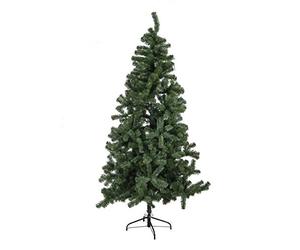 Vacchetti Giuseppe Albero di Natale Monte Prado artificiale verde 320 rami con supporto in metallo alto 150cm