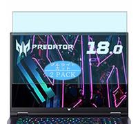 VacFun 2 Pezzi Anti Luce Blu Pellicola Protettiva, compatibile con Acer Predator Helios 18 PH18-71P 18" Laptop Screen Protector Protezioni Schermo (Non Vetro Temperato)