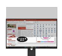 VacFun Pellicola Privacy, compatibile con Lenovo ThinkVision T27-40 T27q-40 T27qd-40 27" monitor Screen Protector Protezioni Schermo Antispy (Non Vetro Temperato)