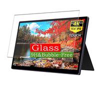 VacFun Vetro Temperato Pellicola Protettiva, Compatibile con ViewNico VNT156F 15.6" Mobile Monitor Display Visible Area, Protezioni Schermo Cover (Non Piena Copertura)