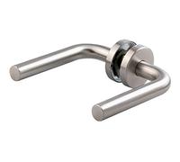 Vachette assa abloy Maniglia su rosone inox - Becco di cane - LC1 - Vacchetta