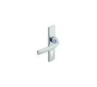 Vachette assa abloy - Set di 2 maniglie per porta piccola piastra arti-color cromo velluto, funzione chiave I -